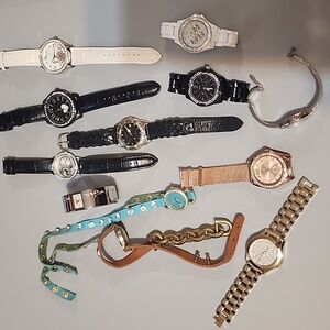 Bundle of 12 watches (As Is) Needs batteries